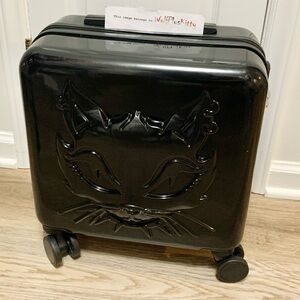 Punk Goth Whimsigoth Kitty Cat Travel Bag NEW Black